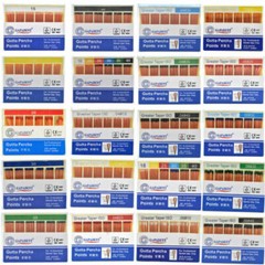 Dental Gutta Percha Points/Absorbent Paper Points 0.02/0.04/0.06 Taper All Sizes