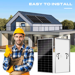350W Mono Solar Panel 25.2% High Efficiency Farm Home Shed Rooftop On/Off Grid