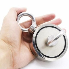 500/800LBS Strong Neodymium Fishing Magnet with Counter Heavy Duty Rare Earth US