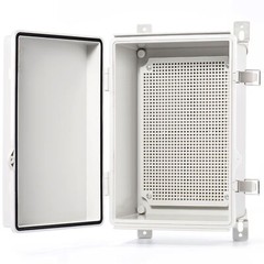 Waterproof Junction Box IP67 with Mounting Plate 11.2″x7.7″x5.1″ Grey