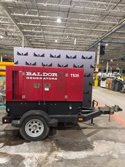 BALDOR SB2S-70 TS35 70 GALLON DIESEL GENERATOR 340 HOURS TRAILER MOUNTED USED