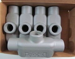 5-PACK NEW APPLETON ELECTRIC APPTB27SA ALUMINUM FM7 CONDUIT BODY 3/4″ 21 TB27