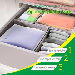 200 pcs 10″x12.5″ Frosted Zipper Clothing Bag Polyjacket/Polymailer UL
