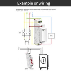 GEYA Three Phase Voltage Monitor Relay Phase Sequence Phase Failure Protection