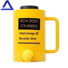 30 Ton Hollow Hydraulic Cylinder 2inch Stroke 50mm Single Acting Low Height