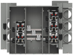 Siemens WP6511RJB 5-Gang 600A 125 Amp Sockets Ringless Horn Bypass UNI-PAK Meter