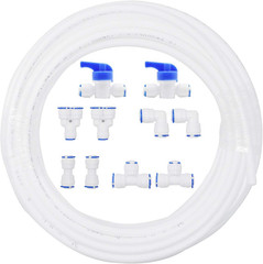1/4″ OD Quick Connect Push To Connect Water Tube Fitting RO Water White 32 FT
