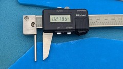 Mitutoyo 573-261-10 Tube Thickness Digimatic Caliper, 0-6in, 0.005in Resolution