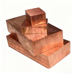 99.9% Pure Copper Block Copper Cube Mold Copper Block Rectangular C11000 Cu-ETP