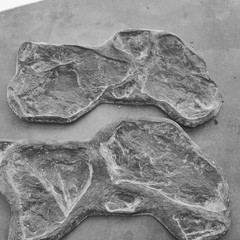 2 Concrete Landscape Curbing Texture Imprint Natural Slate Stone Stamp Rock