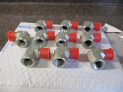 LOT OF 10 1/2 MNPT x 1/2 FNPT 316ss Street Elbow Pipe Fitting Parker 1/2 CD-S