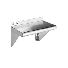 Best ROCKPOINT Stainless Steel Shelf 10 x 16 Inches 190lb, NSF Metal Commercial