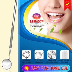 G.CATACC Dental Mirror, Stainless Steel Dentist Tool for 1 Count (Pack of 1)