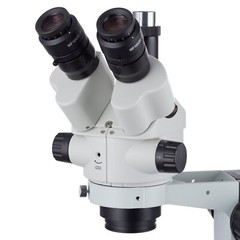 AmScope 3.5X-90Trinocular Stereo Boom Microscope+4K 8MP HDMI Camera + Fiber LED