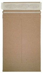 50 7 x 9 No Bend Mailers Kraft Self Seal Photo Document Flat Rigid Envelope