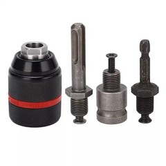 Multi-Function Drill Chuck Set 1.5-13mm Keyless, SDS Plus & Hex Shank Adapter