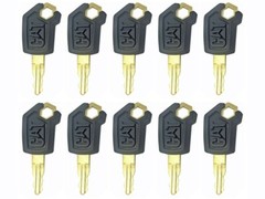 10x Key Heavy Equipment Ignition Loader Dozer Key For Caterpillar 5P8500 CAT