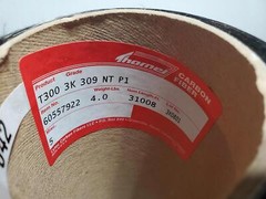 Thornel Carbon Fiber T300 4.0lbs (31,008FT) 3K 309 NT P1 GHA-104