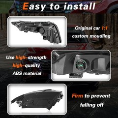 Multicolor Halo LED Headlights DRL Running Lights for Tucson 2022-2024 Pair