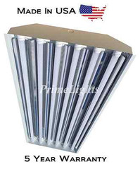 6 Bulb / Lamp T8 LED High Bay Warehouse, Shop, Commercial Light W/ CORD & PLUG