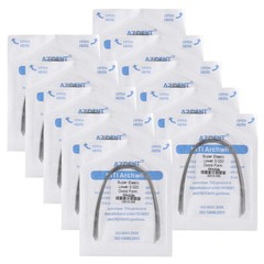 AZDENT Dental Ortho Supper Elastic Niti Round Arch Wire 012/0.14/0.16/ 0.18/0.20