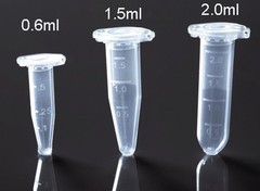 Azzota® 0.6ml Microcentrifuge Tubes, High-clarity Polypropylene, 1000/pk