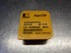 Kennametal 12.40mm Carbide Drill Tip Insert QTY1 KTIP1240HPCM KC7410 (LOC1351A)