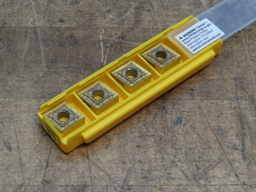 4 New Kennametal CNMG120408MR KCU10B carbide insert CNMG432MR