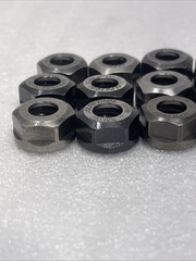 Lot Of (13) ER11 Collet Nuts Caps, Alps Tool, Slim/Low Profile, NA11CC, Japan