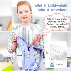 Gloryang JD-23 Sticker Printer, Mini Portable Thermal Printer 2 inch, White