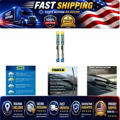 Rain-X 810363 22″ Water Repellent Wiper Blades – Pack of 2
