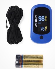 Medline Soft-Touch Finger Pulse Oximeter OLED Display HCSM70S