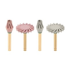 4 Pcs/box Dental Silicone Diamond 135°C Autoclavable Composite Polishing Wheel