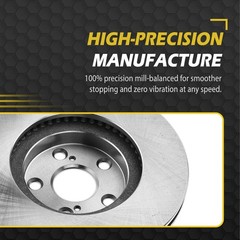 11.65 inch Front Brake Rotors for 07-23 Nissan Altima Vented 31464
