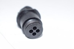 NEW TE Connectivity 206153-1 4 Position Circular Connector Receptacle Housing Fr