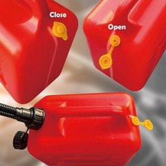 5 Pack Yellow Vent Caps For Gas Cans Universal Leak-Resistant Fuel Jug Caps