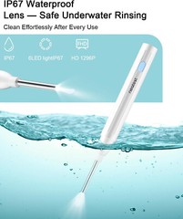 Ear Wax Removal Tool 8 PCS Ear Cleaner with Camera Rechargeable Earwax Removal