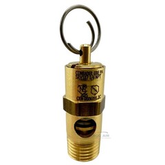 1/4″ NPT 200 PSI Air Compressor Safety Relief Valve Tank Pop Off Brass Male