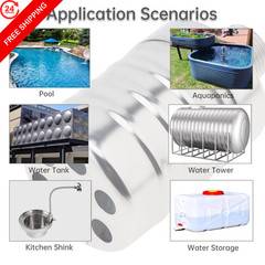Float Valve, 304 Stainless Steel 1/2inch to 3/4inch Auto 0.5 inches,