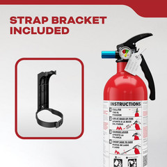 Kidde Auto Fire Extinguisher, UL Rated 5-B:C, Model KD61-5BC