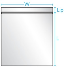 3″x 3″ CLEAR 2 MIL TOP LOCK ZIP SEAL BAGS POLY PLASTIC RECLOSABLE SMALL BAGGIES