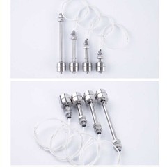 5PCS 75mm Stainless Steel Liquid Water Level Sensor Horizontal Float Switch Tool