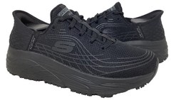 Skechers Men’s Slip-ins Work Elite Remmal Lace Up Shoes Black WIDE Size:9 76J