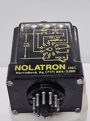 Nolatron Delay Time Relay Model 3371D-10 11 PINS [GB 4]