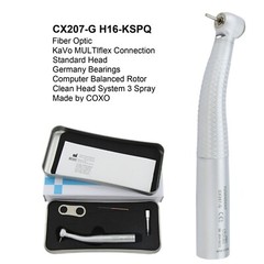 COXO Dental Fiber Optic High Speed Turbine Handpiece KaVo NSK LED Coupler 6 Hole