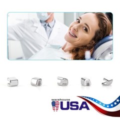 Dental Orthodontics Lingual Buttons Bondable Round / Crimpable Hooks Split Stops