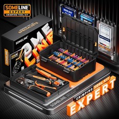 Heat Shrink Connector Crimp Tool Kit – with 48 Sizes (22-10 AWG) Marine Grade He
