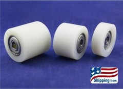 40 mm Nylon Roller Wheel Plastic Bearing CNC Guiding Wheel Flat Belt Idler