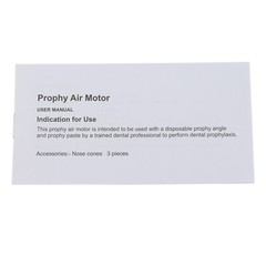 Dental Hygiene Prophy Handpiece 4:1 Low Speed Air Motor 4 Hole Nose Cone 3000rpm