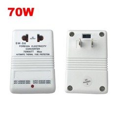 70W StepUp&Down Voltage Transformer 110V120V to 220V240V Travel Essential